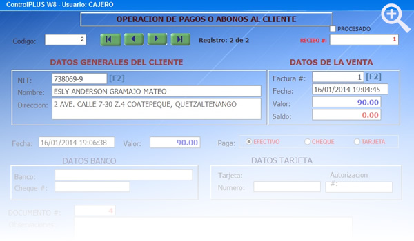 Pagos a Proveedores